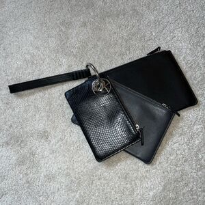 MICHAEL Michael Kors Leather and Logo Pouch Trio
